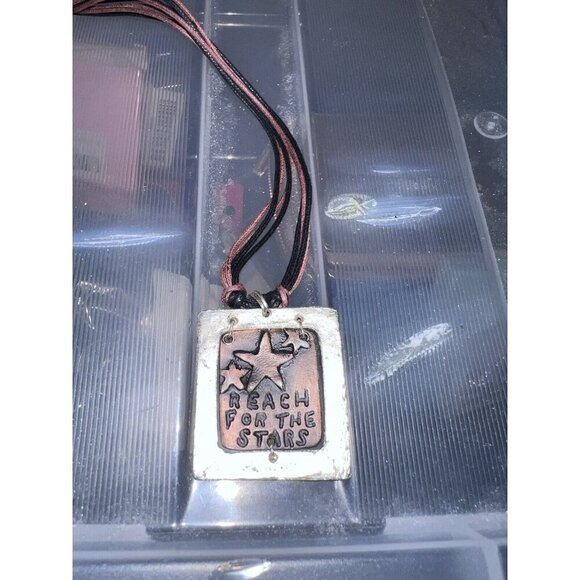 Anju Handcrafted Earring & Necklace Set Reach for the Stars Dangle & Pendant NWT - Picture 4 of 6